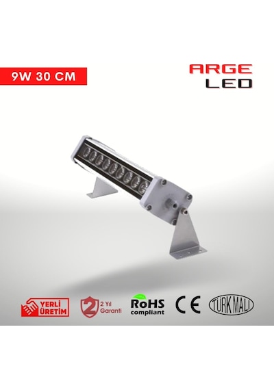 Argeled Mavi Wallwasher Duvar Boyama 30 Cm 9w