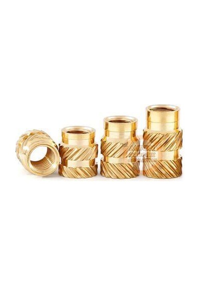 M5 9x7 Mm İnsert Çakma Somun - 3d Baskı Pirinç Somun Od:7 Mm L:9 Mm 50 Adet