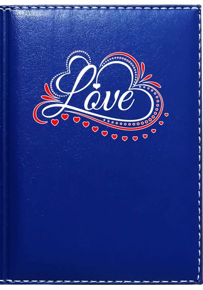Promosyon Denizi I Love You 6 Görselli Lacivert Ruhsat Kabı