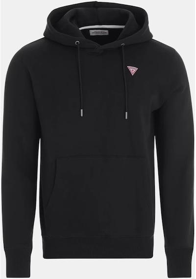 Guess Erkek Siyah Iconic Sweatshirt Siyah