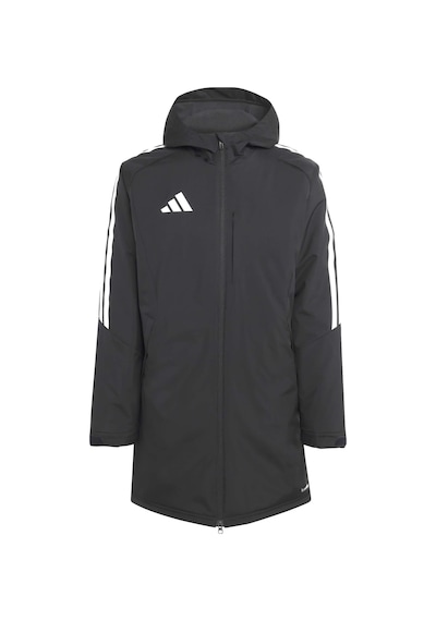 Black/whıte Adidas Erkek Futbol Kaban Tiro26 Parka Jz4108 Siyah