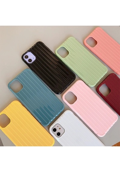 Ally Apple iPhone Uyumlu 11 6.1 İnch Trunk Lines İnce Soft Silikon Kılıf- 5775 Siyah