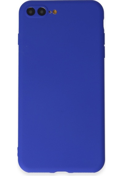 Newface Apple iPhone Uyumlu 7 Plus Kılıf First Silikon - Semeglbl - 57 Koyu Mavi