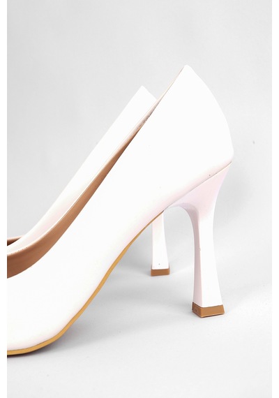 Mary Kadın Stiletto A002-k820 Beyaz Cilt