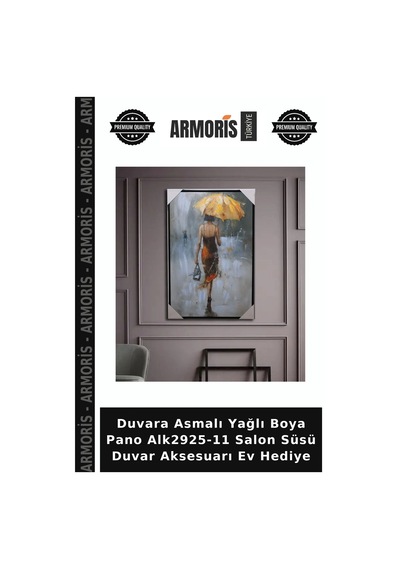 Duvara Asmalı Yağlı Boya Pano Alk2925-11 Salon Süsü Duvar Aksesuarı Ev Hediye