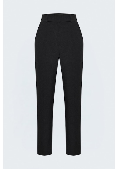 Sateen Klasik Pantolon - Antrasit-137829