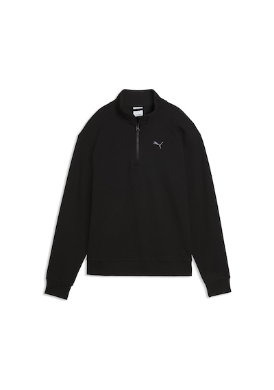 Puma Essentials Elevated Half-zip Kadın Siyah Günlük Stil Sweatshirt 69401601
