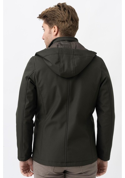 White Stone Bello 7777 Slim Fit Soft Shell Kaban Haki-Haki