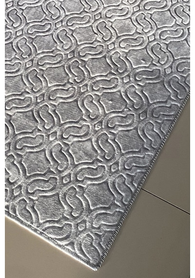 Lüle Halı Kaymaz Taban Halı Yolluk Embos,gri Emb525