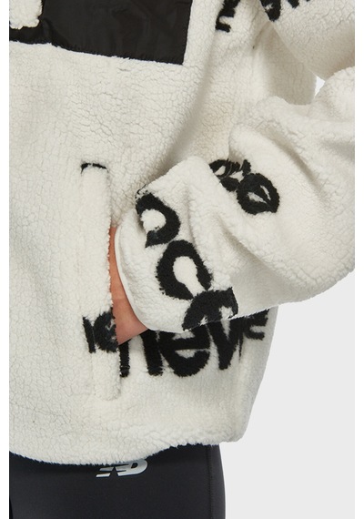 New Balance Lifestyle Unisex Sweatshirt Beyaz