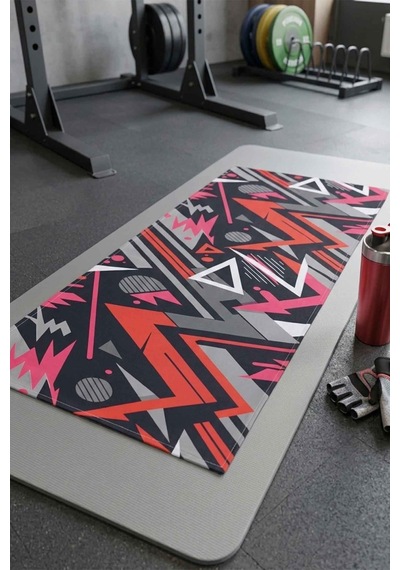 Sports Dijital Baskılı 50x100 Cm Spor Havlusu Sport2 Pembe