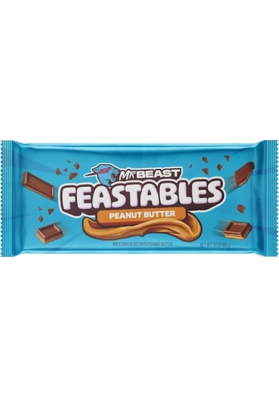 Mr Beast Feastables Peanut Butter - Fıstık Ezmeli Sütlü Çikolata