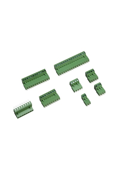 7'Li 3.81Mm 90 Takım Geçmeli Yeşil Klemens