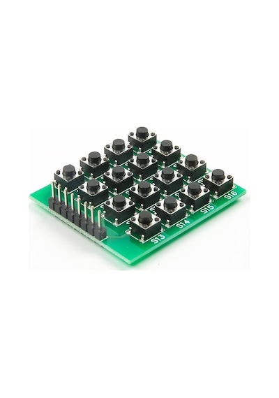 16 Butonlu 4x4 Matrix Tuş Takımı
