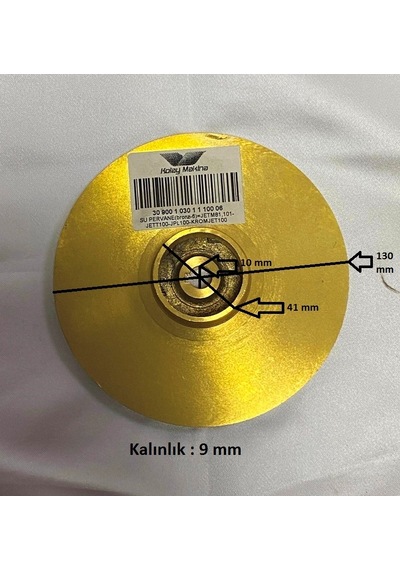 Santrifüj Pompa Su Fanı-Su Pervanesi-Su Çarkı-Bronz-Jet Tip-1Hp-Yedek