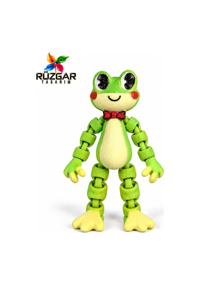 Digital Circus Ribbit Eklemli Oyuncak Vücudu Hareketli Figür Dijital Sirk