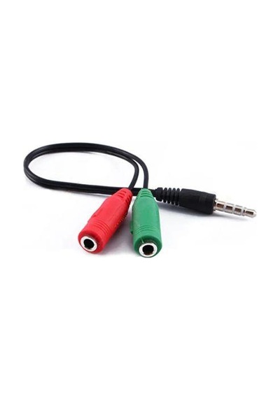 3.5 mm kulaklık mikrofon ayırıcı birleştirici erkek dişi kablo