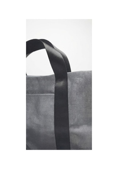Tuttobene Harmony Mini Boy Tote Bag Denim Astarlı Cepli Çıtçıtlı Ayarlanabilir Askılı Kadın El Omuz Çantası - Küçük Boy Günlük Çanta Tb062 Gri - Siyah