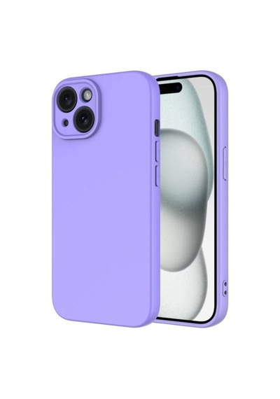 Apple Uyumlu iPhone 15 Plus Kılıf Zore Mara Lansman Kapak Lila