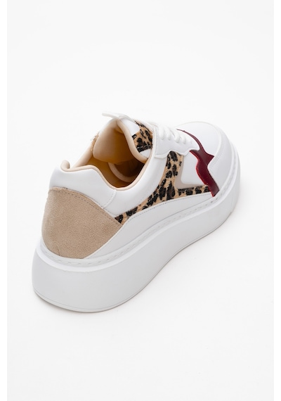 Luvishoes Luvi Shoes Aere Beyaz Desenli Kadın Spor Ayakkabı Beyaz