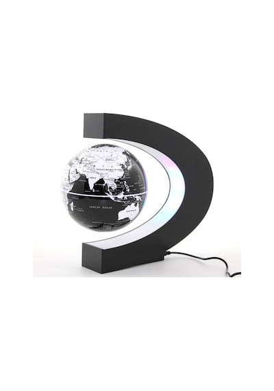2 Adet Mıknatıslı Ortada Dönen Dünya Küre 25 Cm Model Alk2104, Manyetik Globe Ve Küre