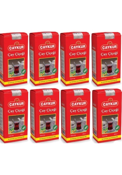 Çaykur Çay Çiçeği Siyah Dökme Çay 8 x 500 G