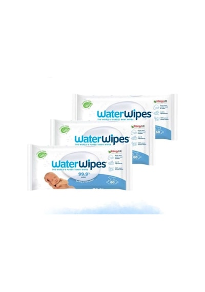 Waterwipes Yeni Bıo Islak Mendil (3X60) 180 Adet Baby Wipes