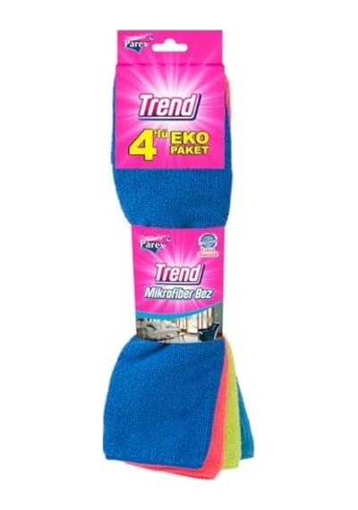 Trend Mikrofiber Temizlik Bezi 4'lü 0