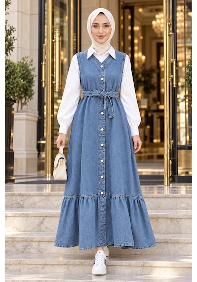 Hb Harma Time Butik Kadın Düğmeli Kuşaklı Eteği Fırfırlı Açık Mavi Kot Jile Açık Mavi Açık Mavi Hb Harma Time Butik Kadın Düğmeli Kuşaklı Eteği Fırfırlı Açık Mavi Kot Jile Açık Mavi Açık Mavi