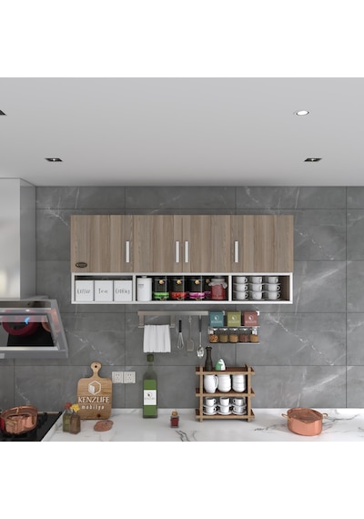 Kenzlife hazır mutfak konsta crd 060*150*32 mutfak banyo dolabı kapaklı raflı