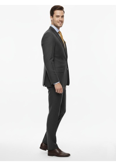 Presto Erkek Slimfit Çizgili Yün Takım Elbise 6 Drop Lacivert 2127-200 Lacivert