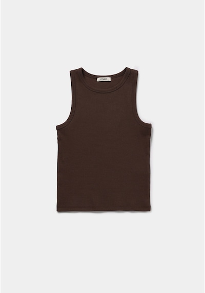 Colin's Colins Slim Fit Kadın Kahverengi Atlet Cl1064021 Q1.v2 Dbr Koyu Kahve