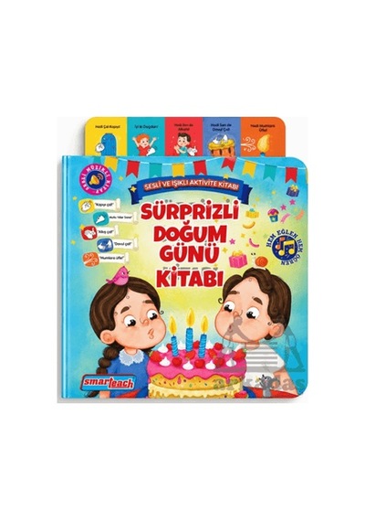 Sürprizli Doğum Günü Kitabı Sesli Ve Işıklı Kitap Ses Sensörlü Smarteach