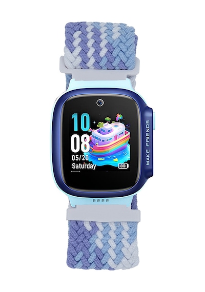 Huawei Gt4 41mm Ardx Krd-139 18mm Çocuklara Özel Örgü Kordon - Lila