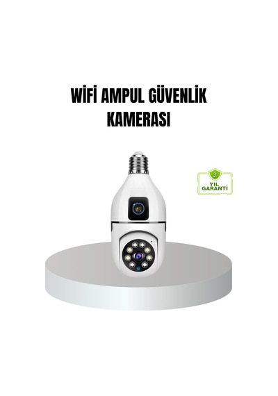 Wifi Ampul Güvenlik Kamerası 1080p Full Hd Gece Görüşlü Ve Hareke