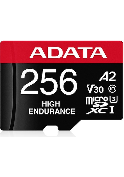 Adata 256 Gb High Endurance Microsdxc 4k U3 V30 A2 Hafıza Kartı