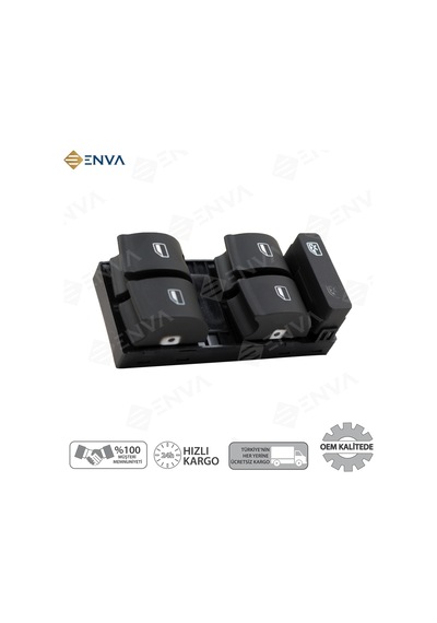 Seat Exeo Sol Ön Kapı Dörtlü Cam Açma Düğmesi Anahtarı 2008-2012
