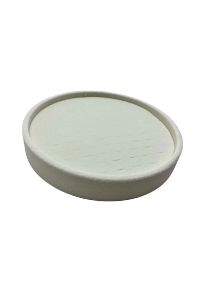 Silindir Model Süet Kumaş Gri Renk 20/20 Cm Batırmalı Küpe-piercing Tablası Krem