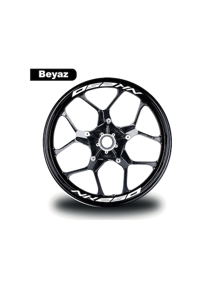 Cf Moto Nk 250 Jant İçi 8 Adet Sticker Beyaz