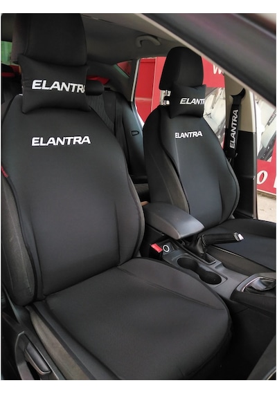 Hyundaı Elantra Nakışlı Ön Ikili Oto Koltuk Kılıfı