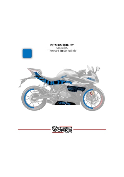 Cfmoto 250sr The Hard Sr Sticker Set Etiket Modeli Yüksek Kalite Set Jant Kaplama li 32334281