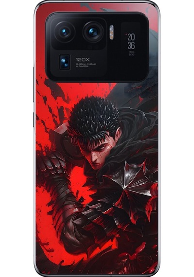 Xiaomi Mi 11 Pro Uyumlu Şeffaf Kılıf Berserk 3 Tasarımlı