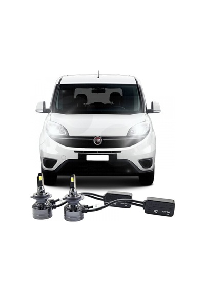 Megamarket06 Fıat Doblo 4 Led Xenon Kısa Far Ampulü H7 Ultra