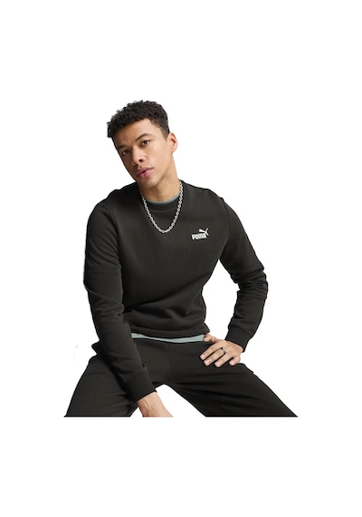 Puma Ess Small No. 1 Logo Siyah Erkek Sweatshirt 682564-01 Siyah