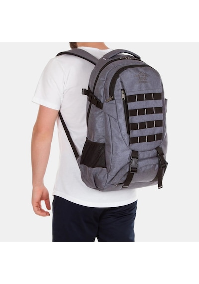 Lederax 50lt Geniş Hacimli Dağcı Çantası Sırt Çantası Ld598 Gri