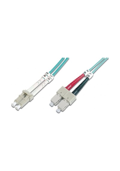 Dk-2532-02/3 Lc-sc Fiber Optik Patch Kablo, 2 Metre, Multimode, Duplex, 50/125, Om3