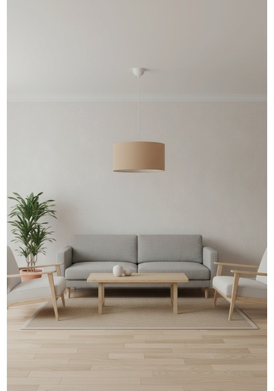 Testa Sarkıt Avize Beyaz-pudra 38x21x70