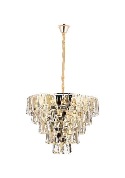 Ege Sedef R-4402/600 Gd Kristal Avize Altın