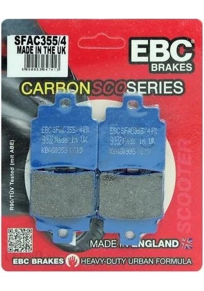 Ebc Sfac355/4 2007-2014 Sym Gts 250 Uyumlu Ön Fren Balatası Karbon Balata 14937410
