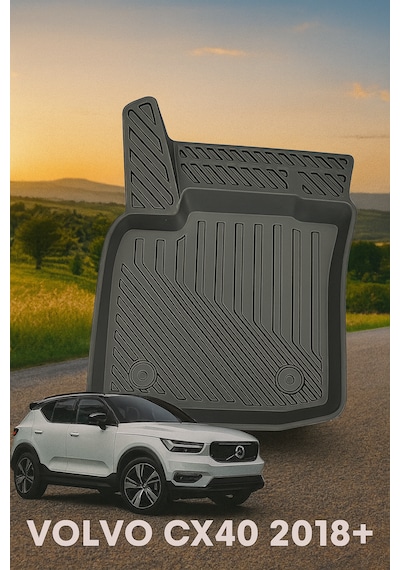 Gold Volvo Xc40 2018+ Uyumlu 3d Havuzlu Oto Paspas Premium